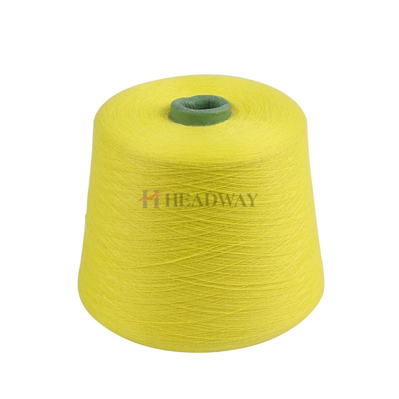 Hot Selling Weaving Knitting 100% Polyester Spun Yarn 16s/2 21s/2 32s/2