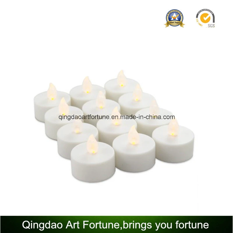 Smokeless LED Tealight Candles with Warm or White Light for Wedding/Party Home Decor