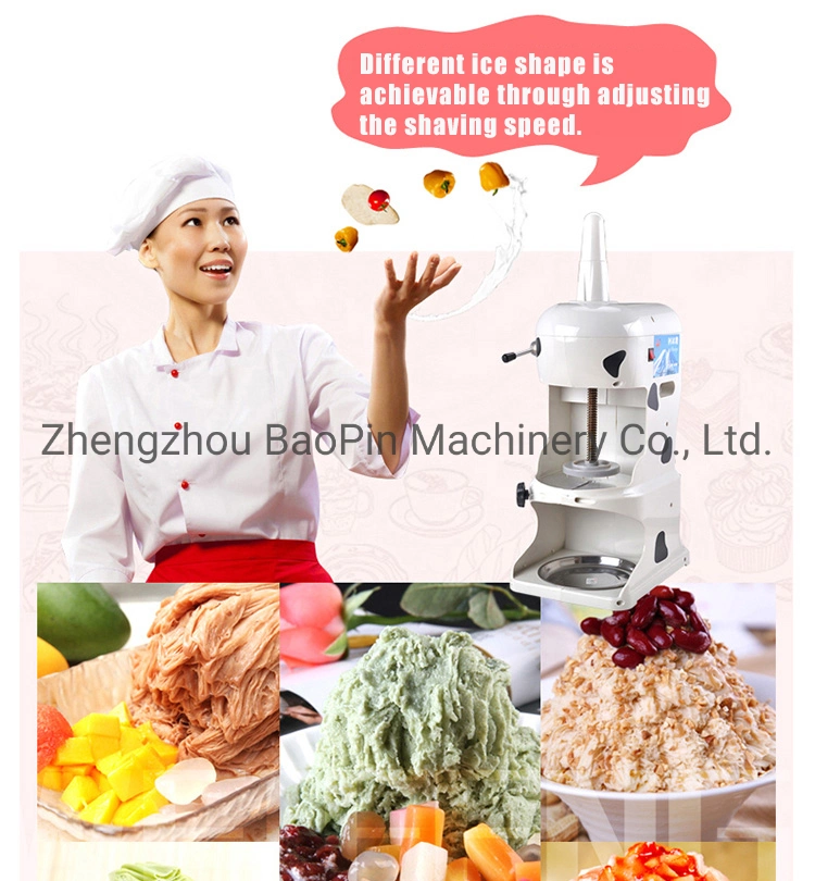 Fully Automatic Ice Shaving Machine Snowflake Ice Crusher for Sale
