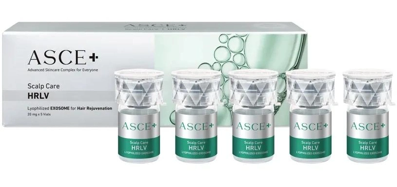 Asce+ Hrlv Srlv Exosomes liofilizadas para la restauración de cabello Cuidado del cuero cabelludo contra la pérdida de cabello natural para mejorar su salud del cabello