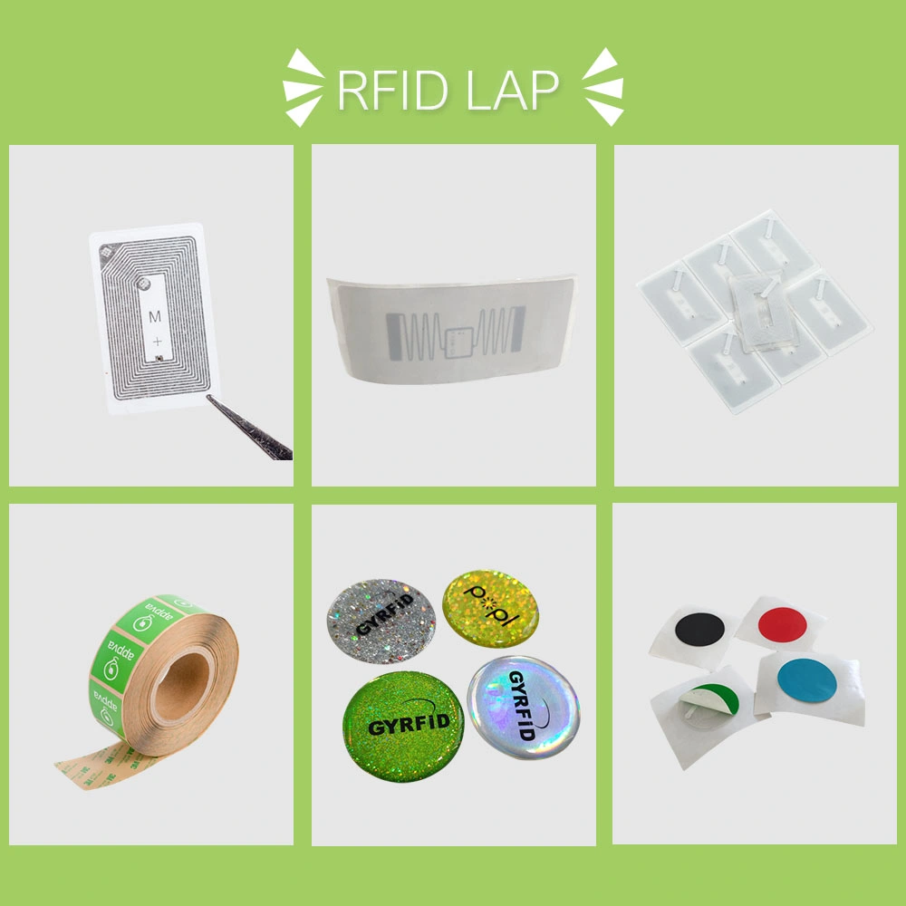 Etiqueta RFID flexible de pegatinas NFC para gestión de inventario (LAP)