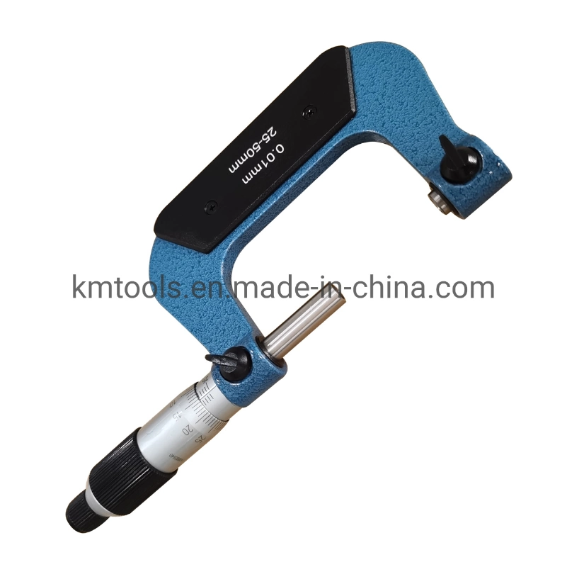 Ratchet Stop 25-50mm Screw Thread Micrometer Gauge Tools