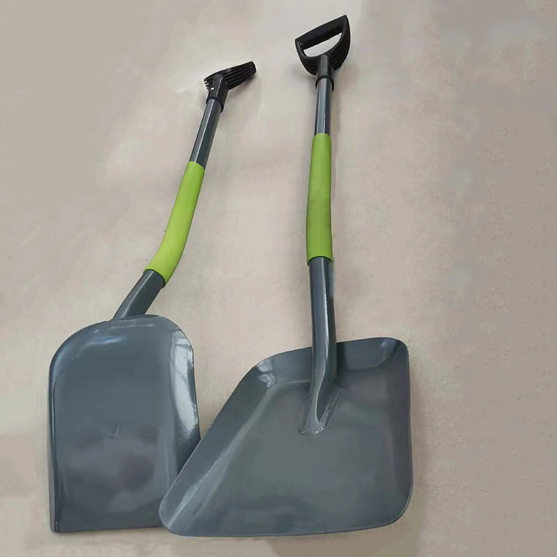 High Quality Ergonomics Shovel Metal Handle Garden Digging Square Shovel Spade for Europe Market