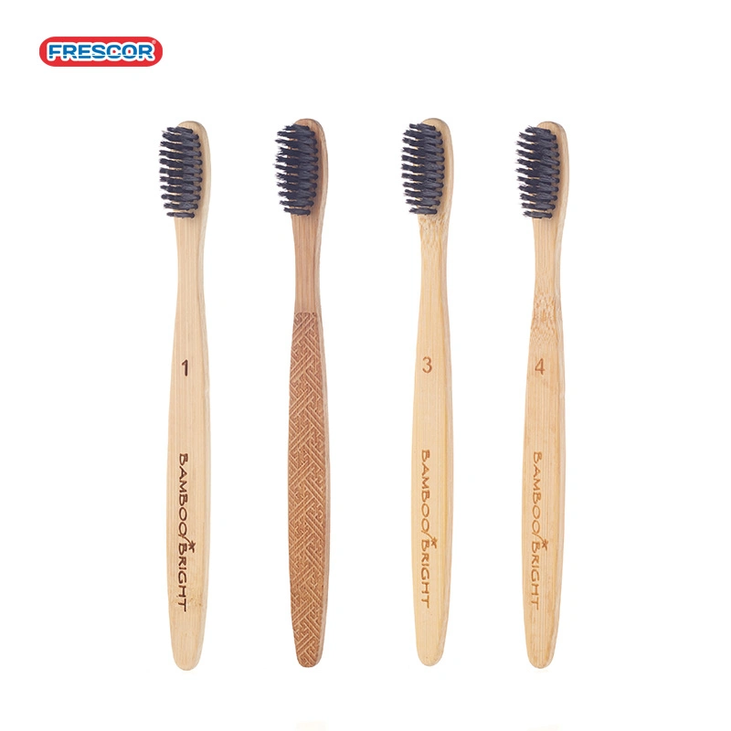 OEM Wholesale/Supplier Travel Natural Eco Bamboo Toothbrush Set Cheap Disposable Biodegradable Hotel Bamboo Products