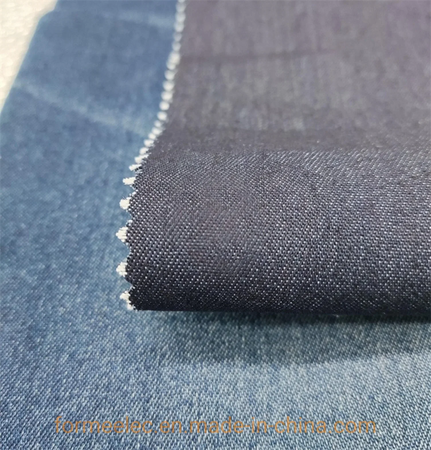 T/C Twill Denim Fabric Elastic Free Jean Fabric Jeanet 16s Yarn Denim