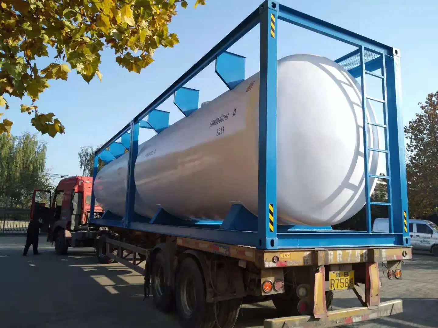 ISO 20FT 40FT Bitumen Cement Asphalt Fuel Oil Chemical Liquid Storage Tank Container for Sale Reasonable Price