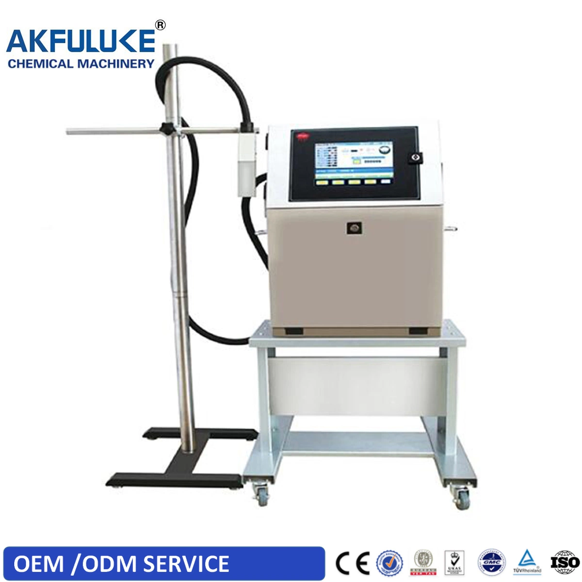 Online Fly Laser Marking Machine Laser Coding Machine Laser Printer with Conveyor Belt for PVC PPR Pipe Production