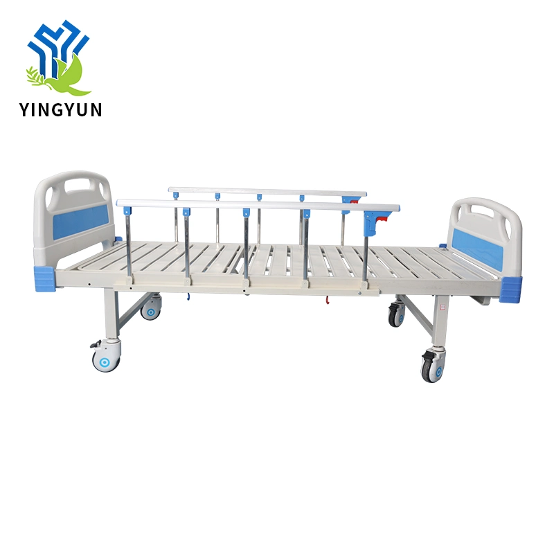 Portable Emergency Rescue Single Crank ABS Head Hospital Patient Bed