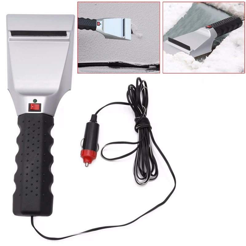 12V Heated Electric Auto Car Lighter Ice Snow Defrost Windshield Scraper