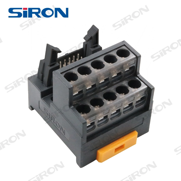 Siron T041 Japanese Version Terminal Bidirectional Connection 10p Terminal Block Breakout Board PLC Connection Terminal