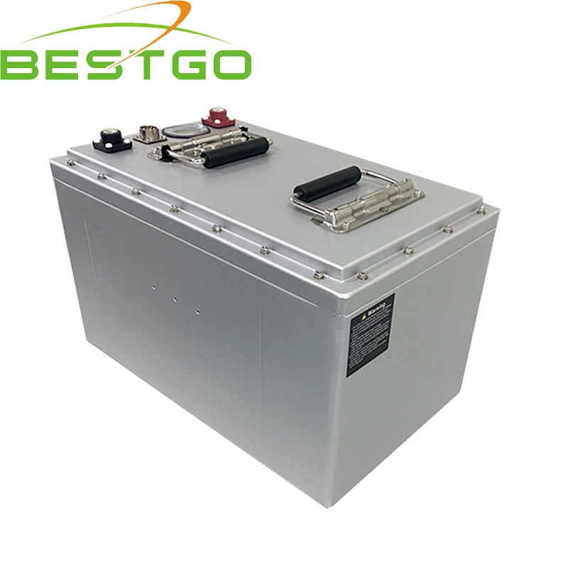 Batterie au lithium Bestgo 48V100ah 5.12kw Voiture électrique Batterie au lithium batterie Pack avec boîtier en aluminium