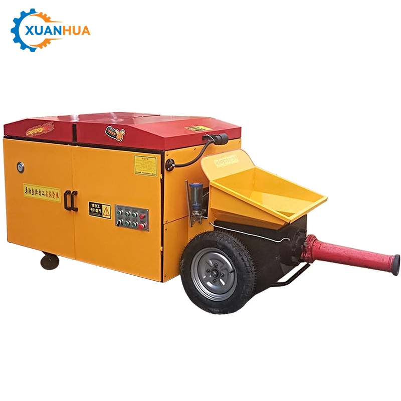 Self-Leveling Pouring Large Particle Pouring Fine Mortar Concrete Delivery Grouting Pump Secondary Structure Column Pump