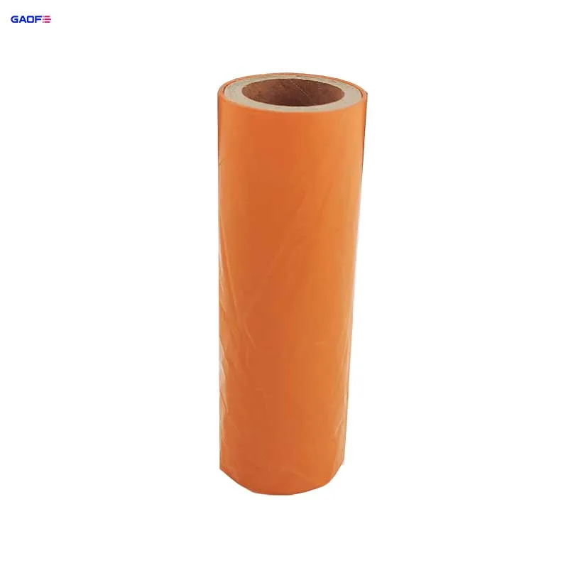 Orange Color Printer Ribbon Wax Resin Ribbon