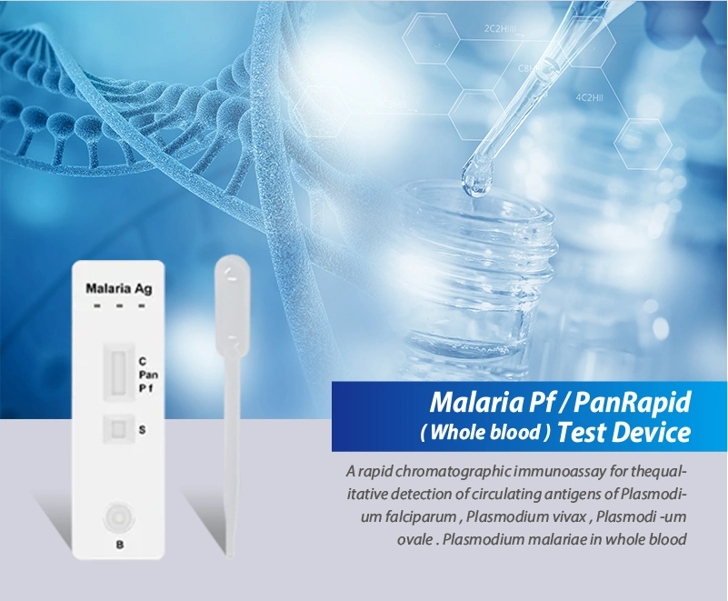 Le paludisme rapide de diagnostic Hirikon PF/Pan (sang entier)