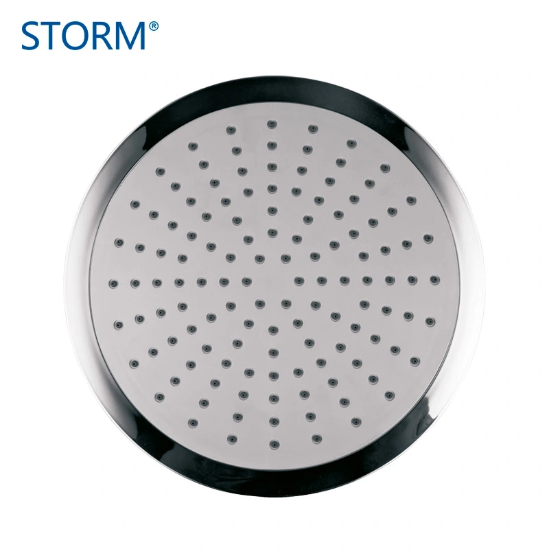 Wholesale/Supplier 10 Inch Faucet Round Rainfall ABS Plastic Top Shower Head with Adjustable Swivel Ball Joint