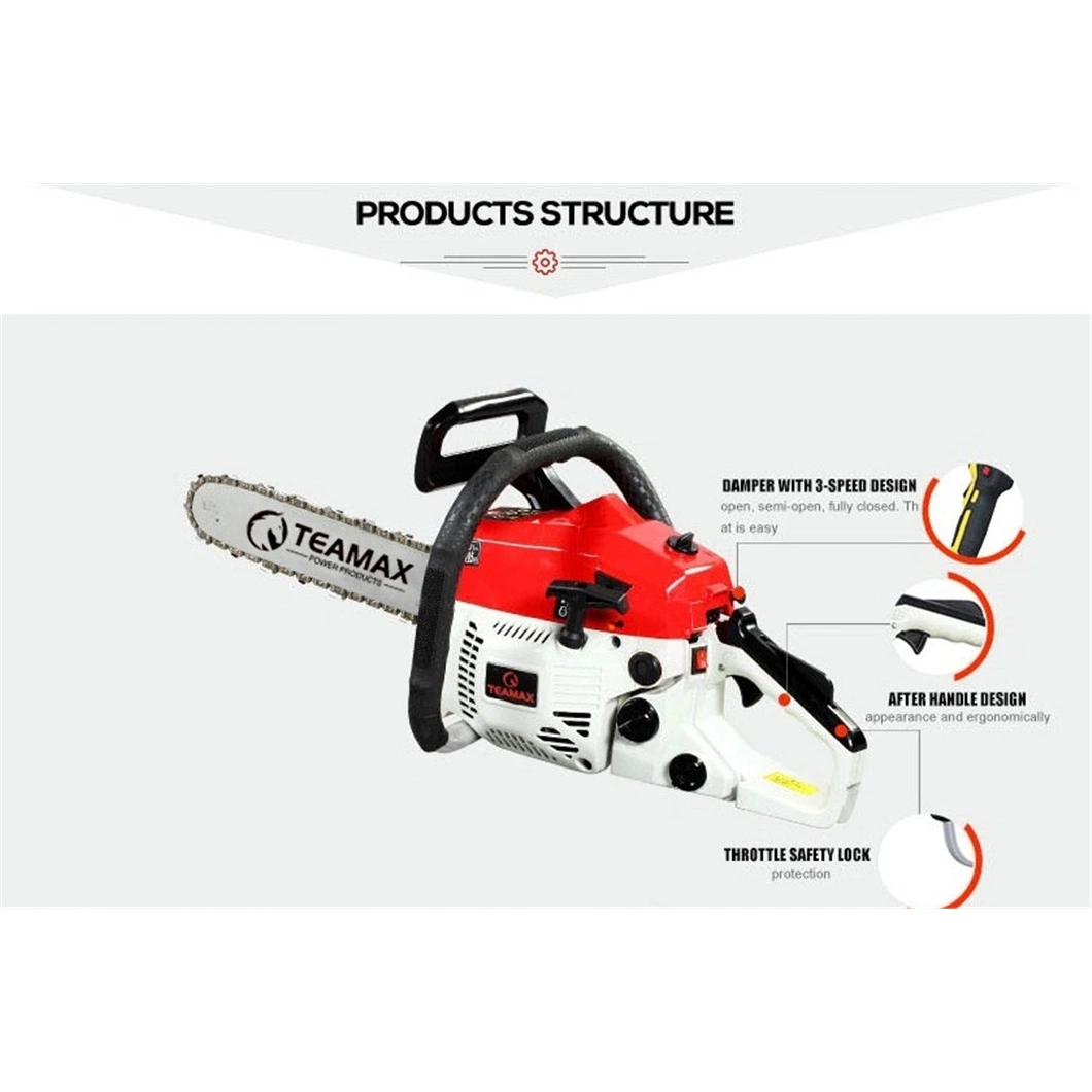 Chainsaw 25cc de alta calidad con cadena y barra 16in TM-CS2500