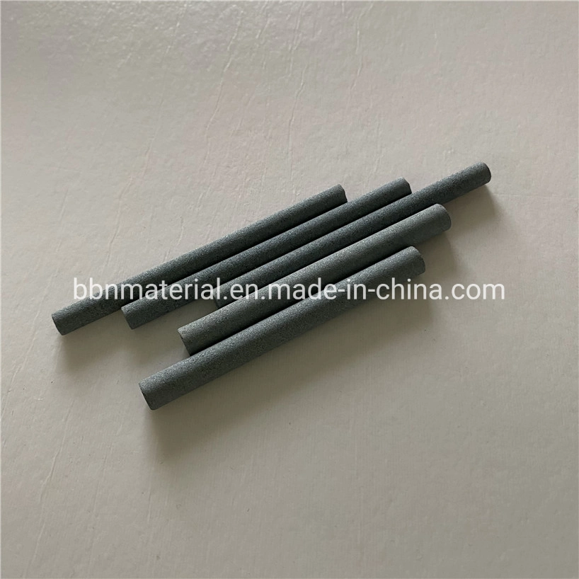 Customized Porosity Adjustable Porous Black Grey Silicon Carbide Ceramic Rod Sic Stick for Industry Use