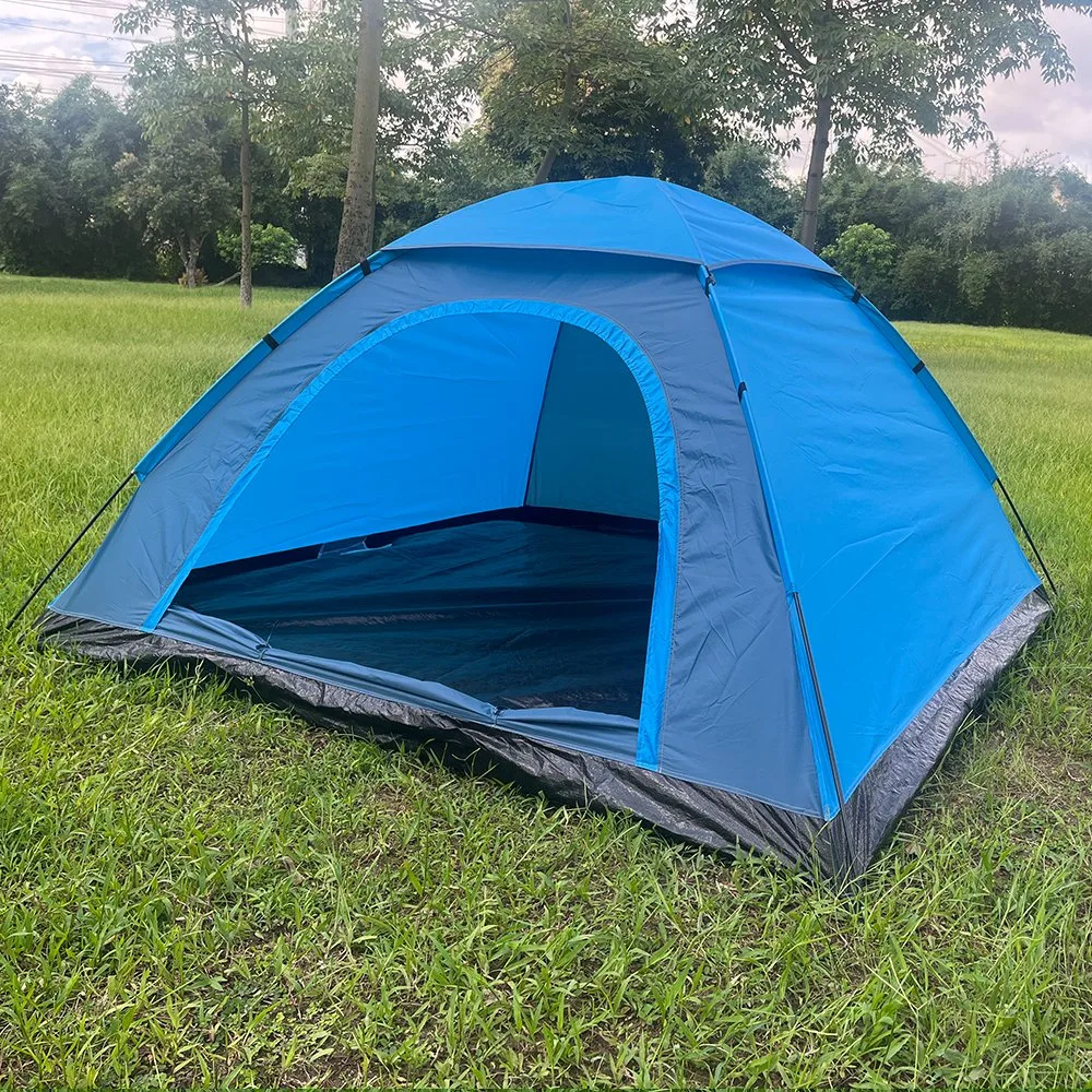 Tente de camping extérieure portable double imperméable de 2/4/6 personnes