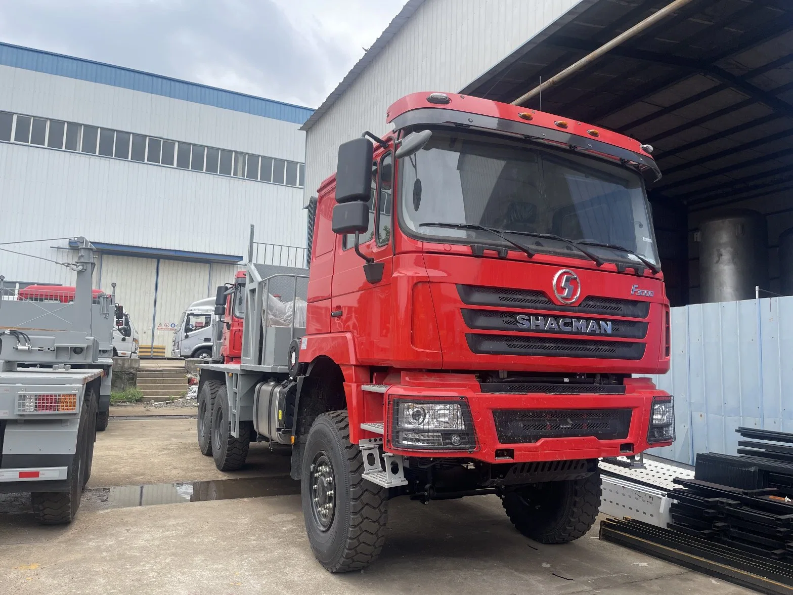 Journal de moteur Diesel Shacman Chariot de transport du bois