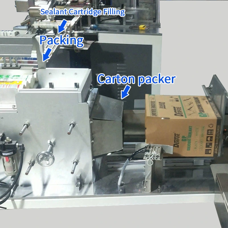 Automatic Carton Case Packing Machine for Sealant Bottle