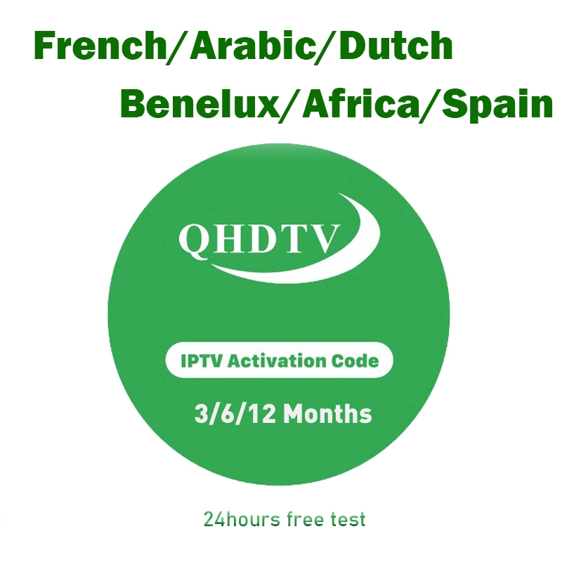 Qhdtv IPTV Frankreich Arabisch Afrika UK Frankreich Spanien USA Portugal Europa M3u Kanäle Kostenloser Test