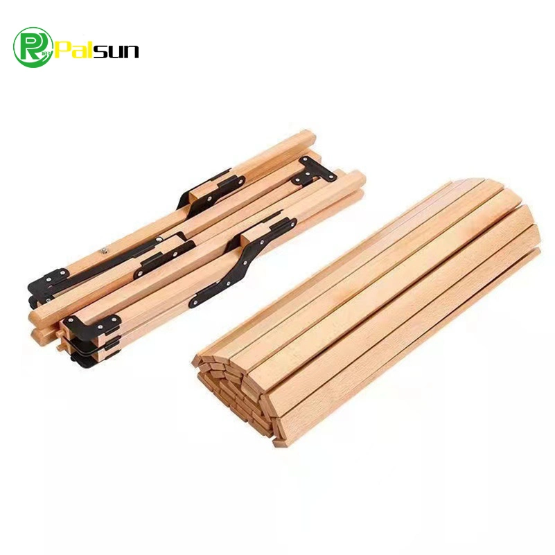 Wholesale/Supplier Price Outdoor Camping Portable Folding Wooden Egg Roll Table Camping Picnic Foldable Table Sets