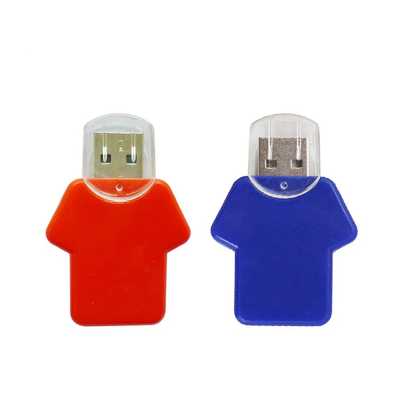 Clothing Shape Team Plastic USB Flash Drive Multi-Color Promotional Gift USB Drive