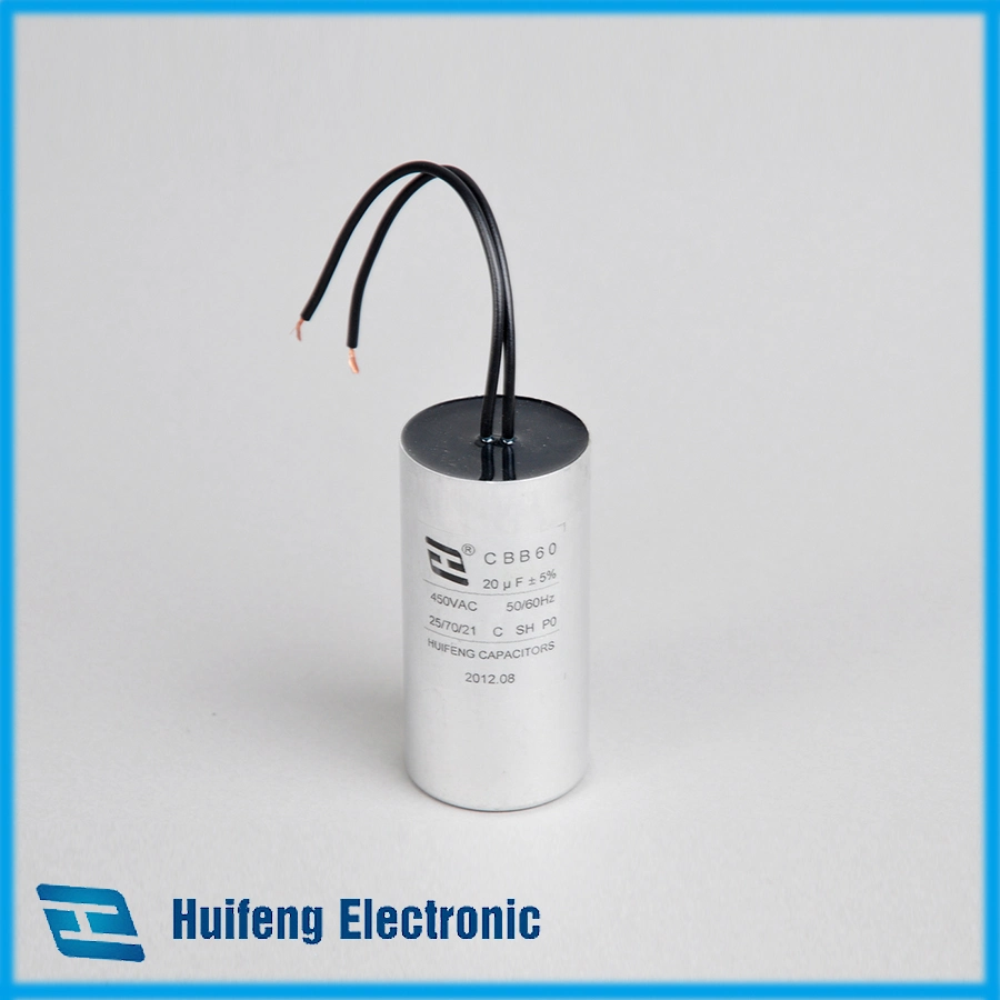 Cbb60 Washing Machine Capacitor (CE, CQC, RoHS)