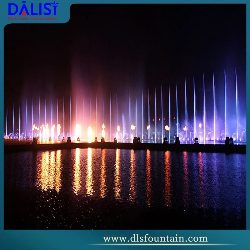 Latest Technology Music Fountain Dancing Water for Festival Ceremony, Floating Rotating on The Lake with High Jet Nozzle and LED Light