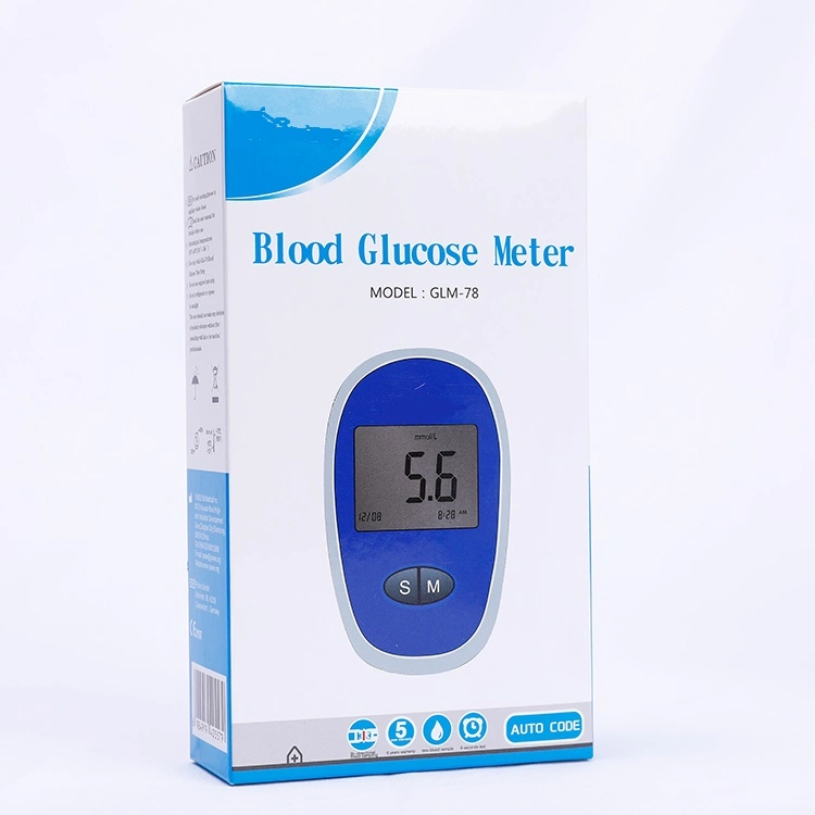 Home Health Care Portable Digital Blood Sugar Monitor Blood Glucose Analyzer Meter with Test Strips