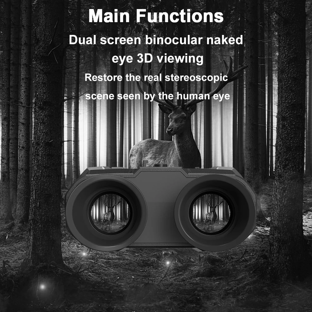 Gvda GD918 Montaje cabeza Digital por Infrarrojos Batería recargable incorporada la caza equipo de camping binoculares de visión nocturna gafas