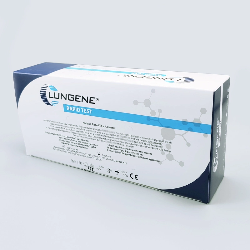 Clungene Antigen Schnelltest EU-Zertifizierung Speichel Antigen Diagnostic Rapid Testkit