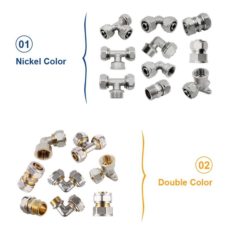 Straight Female Threaded Coupling Screw Pex-Al-Pex Compression Coupling