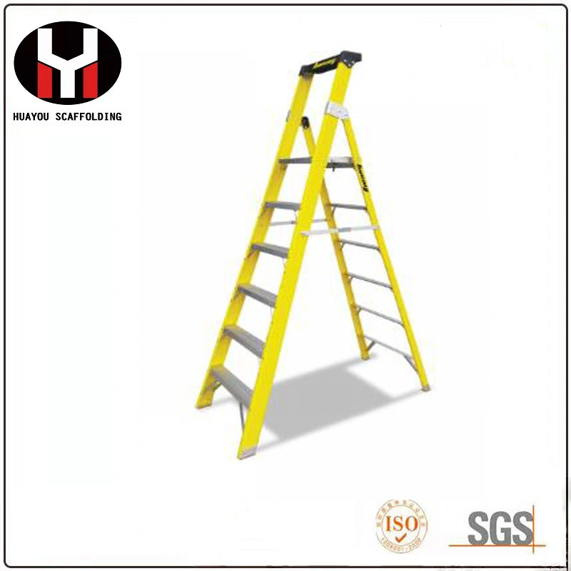 Building Material Construction Scaffolding Step Fiberglass Ladder
