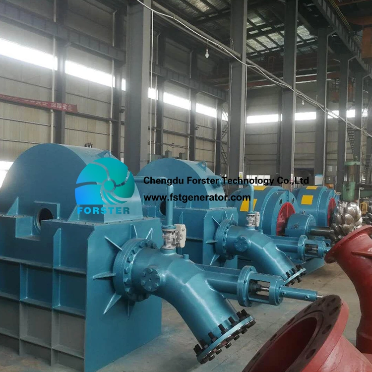 375m Water Head High Efficiency Stainless Steel Runner 1250kw Pelton Turbine for Hydoelectric Generator