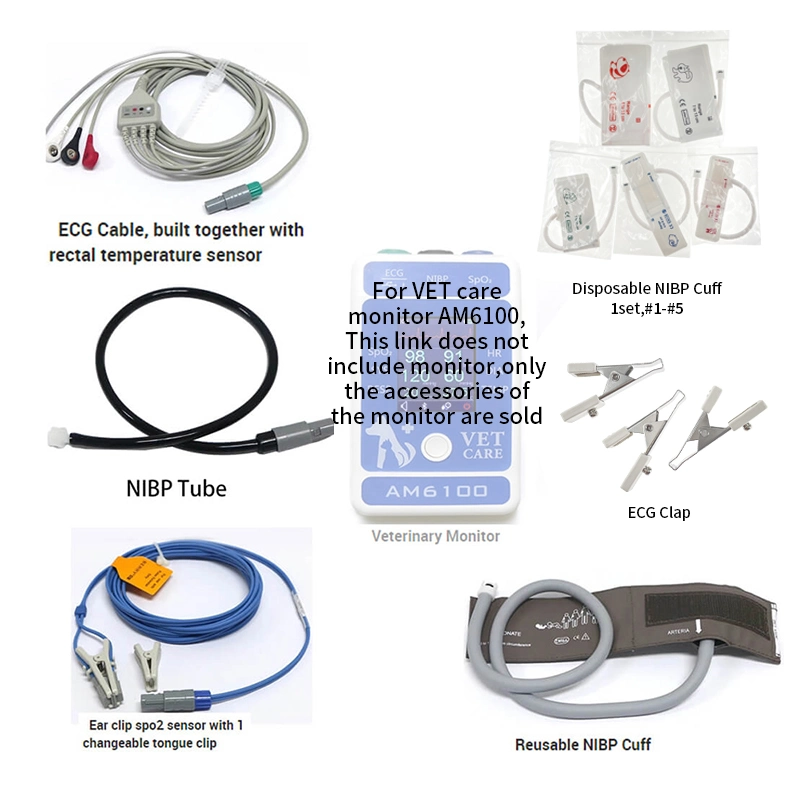 Mindray Monitor for البيطريّة العيادة البيطرية المحمولة مراقبة capnoography