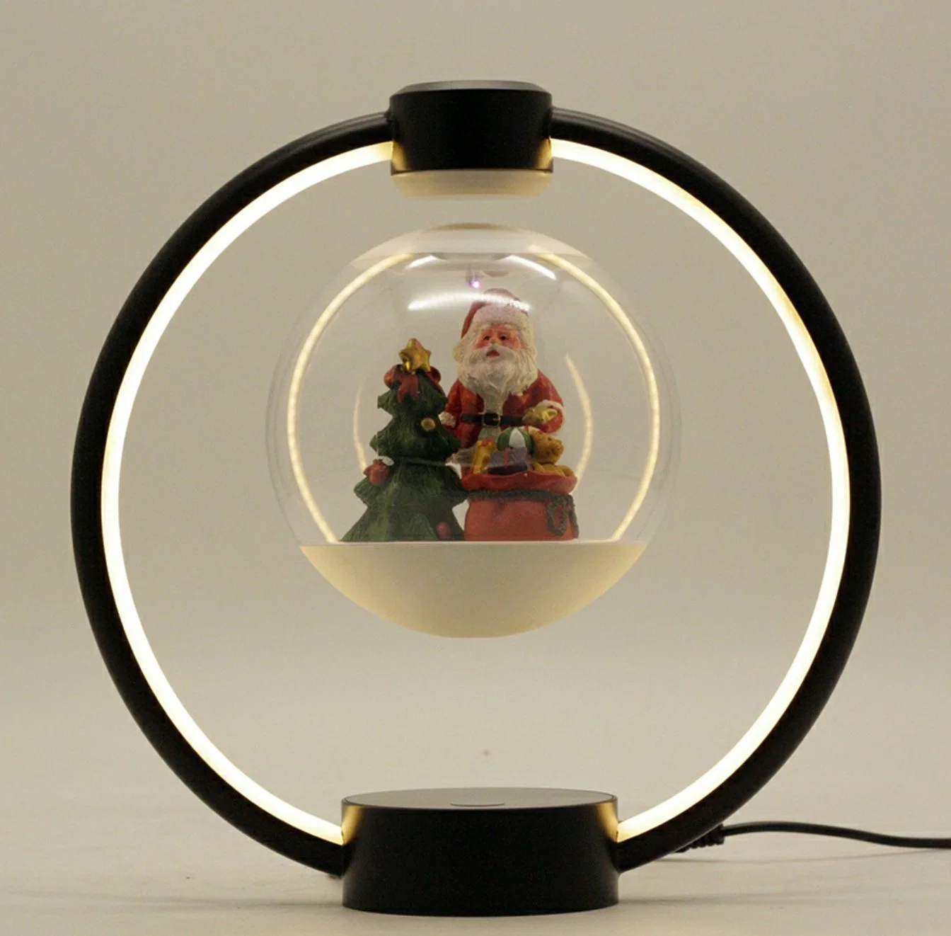 Magnetische Levitation Transparent Ball, schwimmende Hochzeit Geschenk-Artikel, Levitation Weihnachtskugel Licht Geschenk Dekor Spielzeug Promotion mit LED-Licht