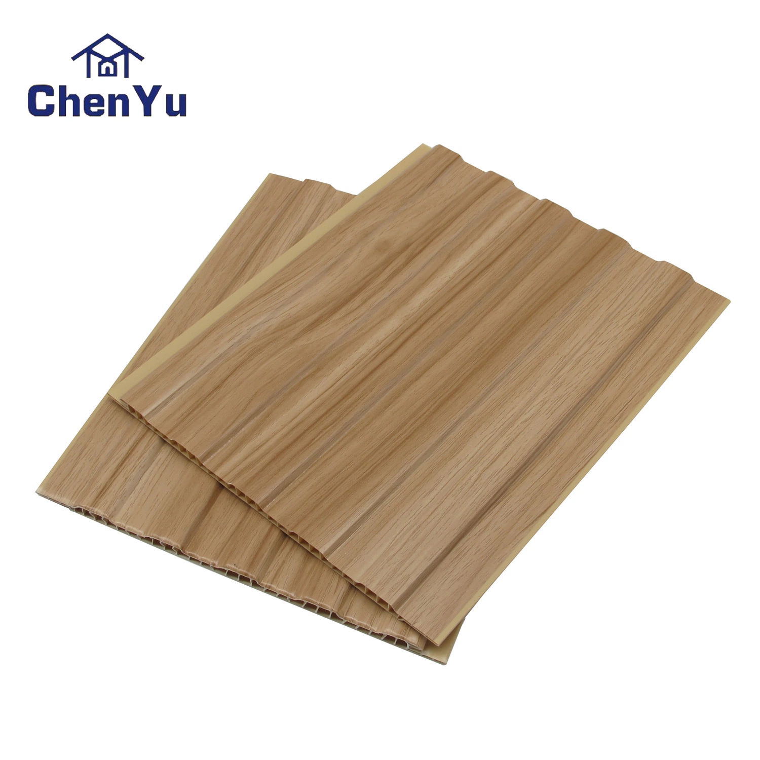 25cm 2.8kg India Popular Interior del panel PVC PVC paneles de techo de madera laminada