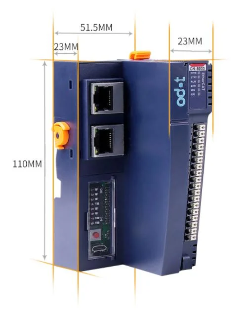 Network Adapter Canopen for Remote Io Modules 64 Tpdo, 64 Rpdo, Power 24VDC