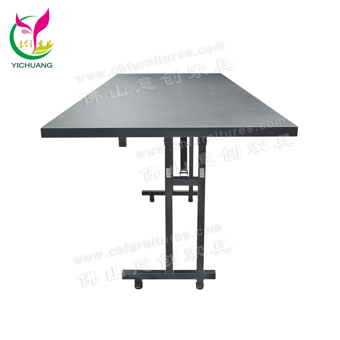 Yc-T153 Foshan Wholesale/Supplier Black Modern Meeting Room Table