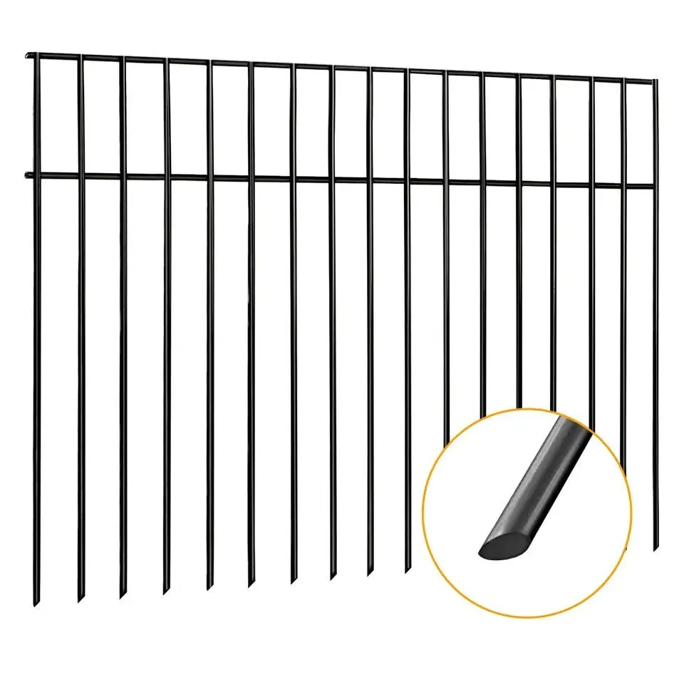 Outdoor Entrance Wrought Iron Gate Garden Fence Gate Fence Accessories Mild Steel Metal