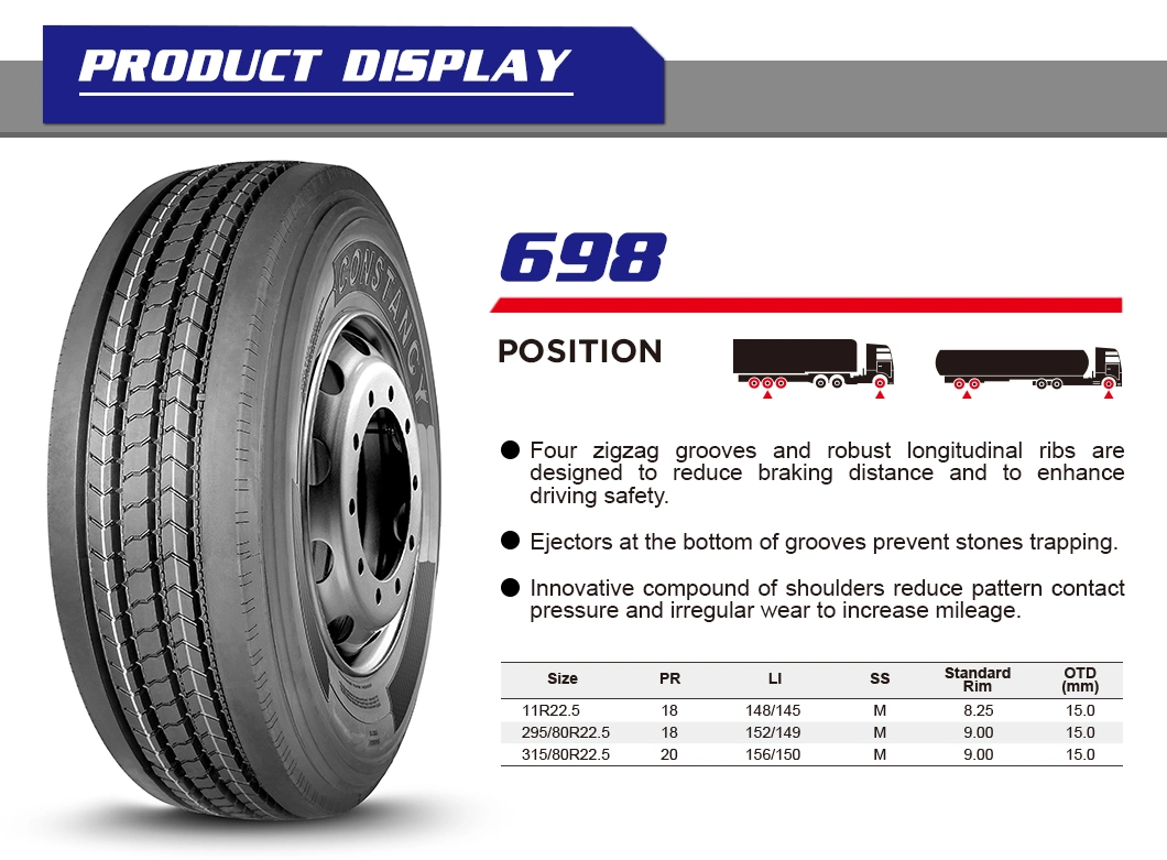 Neumáticos 295/80R22.5 TBR