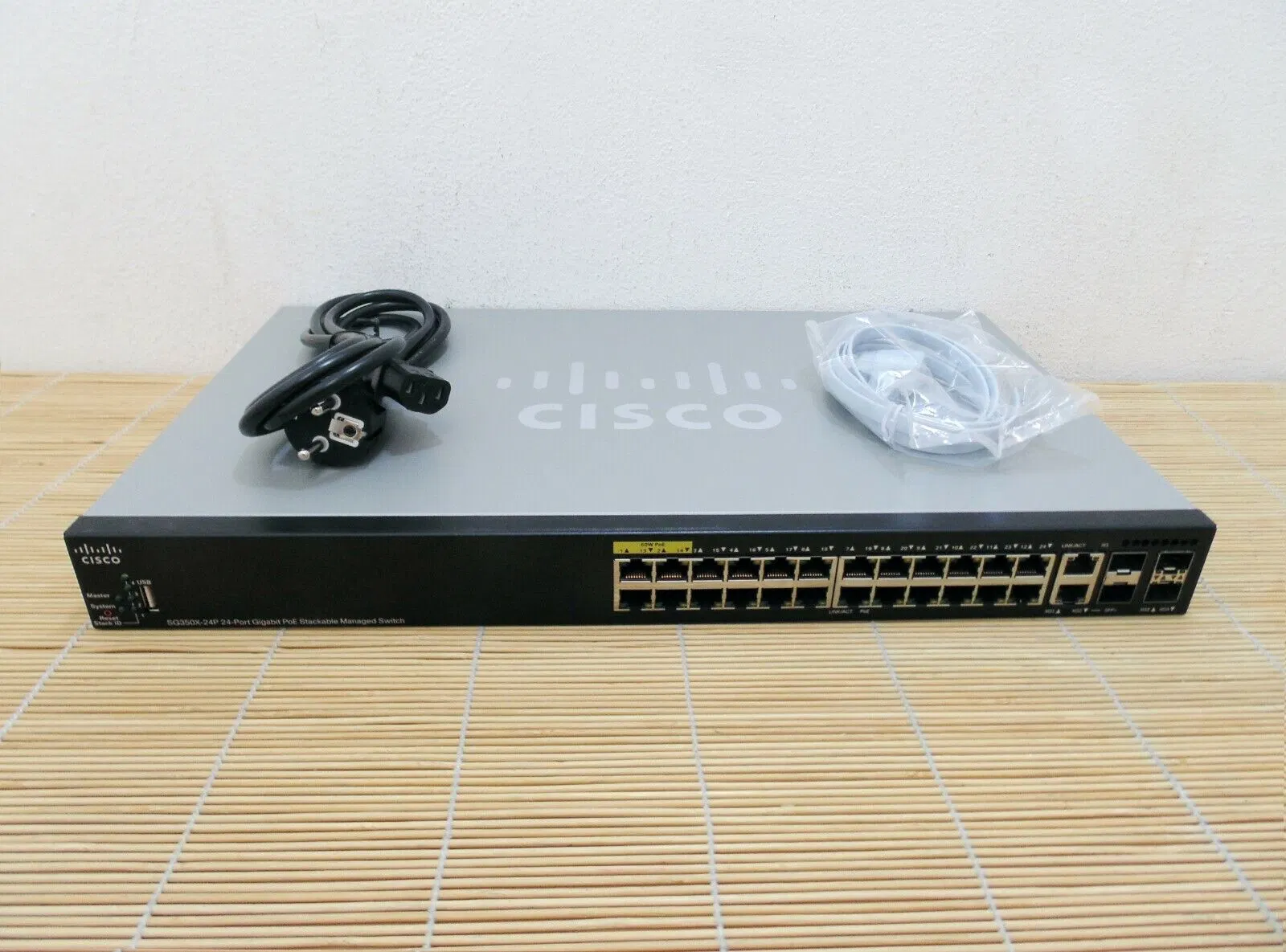 Cisco Sg350X-24p Stackable Managed Switch Sg350X-24p-K9 Sealed Box