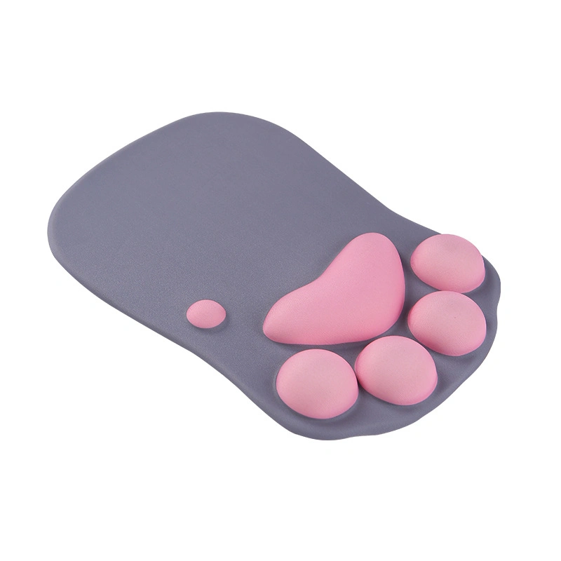 Mouse Wrist Pad Cute Cat Claw Wrist Pad Office Game Large Keyboard Silicone Pad Non-Slip Hand Pillow