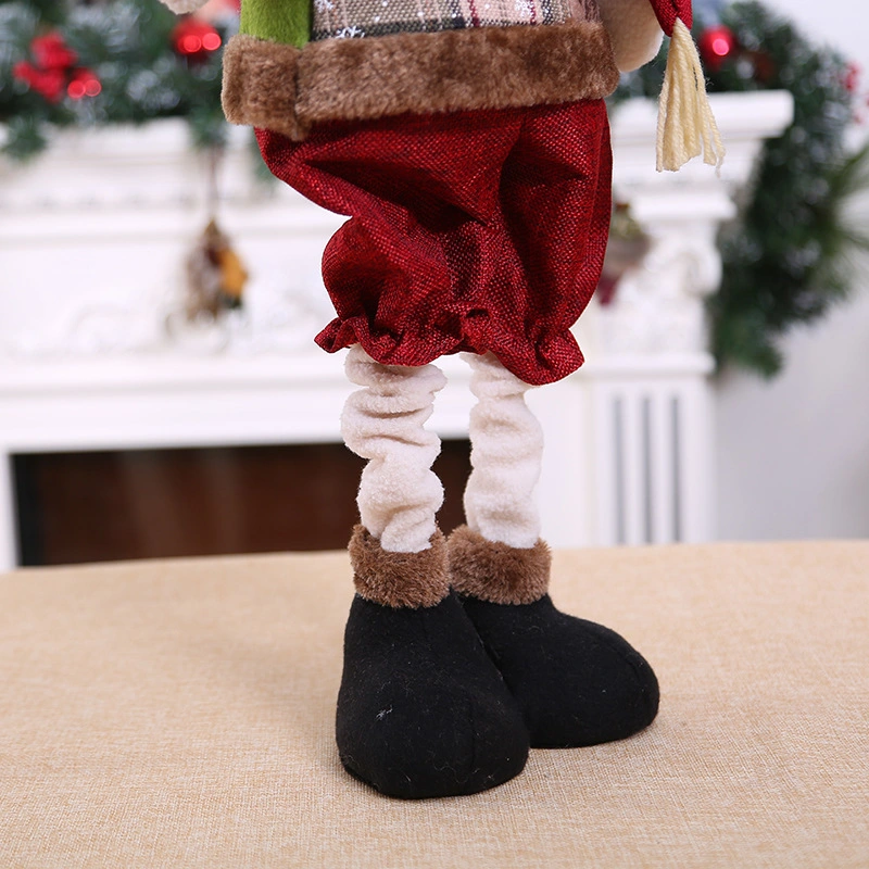 Xmas Decorative Dolls Collapsible Christmas Toys Ornaments Gifts for Decoration