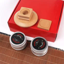 Wooden Smoking Saucer Set Cocktail Smoker Top Whiskey Drinks Gifts for Dad