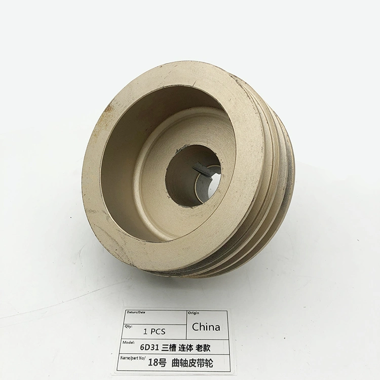 25 Years Manufacturer Multiple Engine/Size Crankshaft Tensioner, Belt Pulley 3 Groove 173*140*34 160*120*34 6D31 Replacement of Many Types of Machine Excavator.