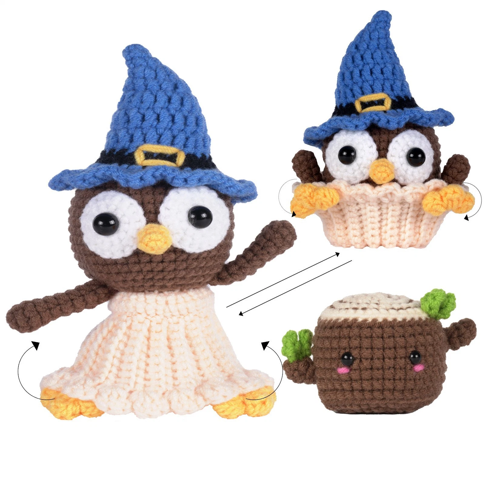 Holloween Crochet Kit DIY Knitting Kit for Beginner Promotional Gift