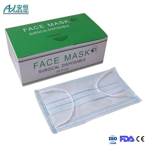 Utilizar 3 Capas desechables Mascarilla Earloop bacterias filtros