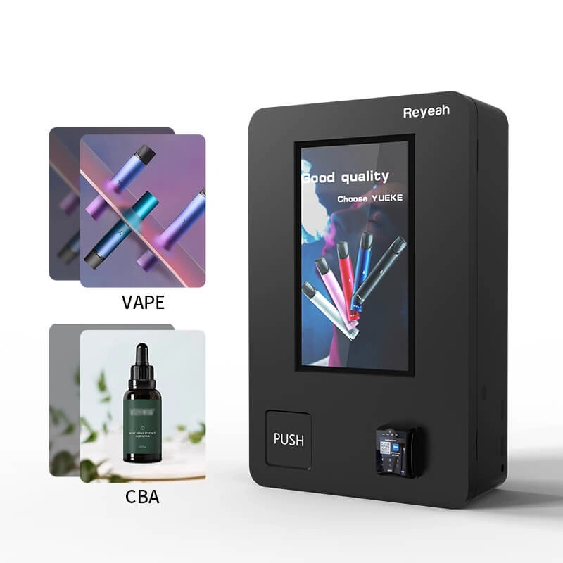 Reyeah kleine Wand montiert Rauch E-Zigarette Verdampfung elektronische Zigarette Vape Verkaufsautomat mit Altersbestätigung